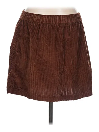 Pre-owned American Eagle Outfitters Casual Skirt In Brown