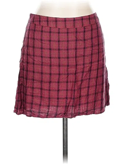 Pre-owned American Eagle Outfitters Casual Skirt In Burgundy