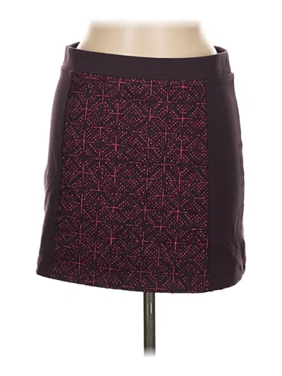 Pre-owned American Eagle Outfitters Casual Skirt In Burgundy