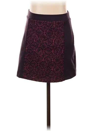 Pre-owned American Eagle Outfitters Casual Skirt In Burgundy