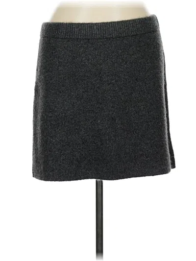 Pre-owned American Eagle Outfitters Casual Skirt In Gray