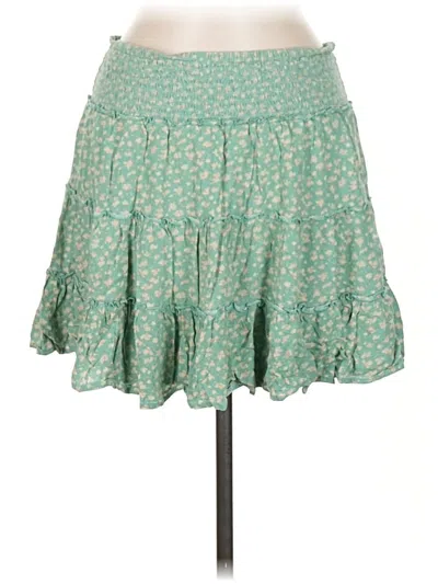 Pre-owned American Eagle Outfitters Casual Skirt In Green