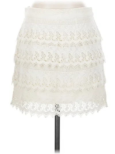Pre-owned American Eagle Outfitters Casual Skirt In Ivory
