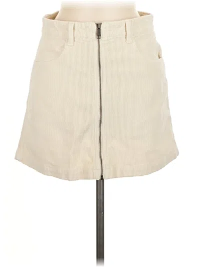 Pre-owned American Eagle Outfitters Casual Skirt In Ivory