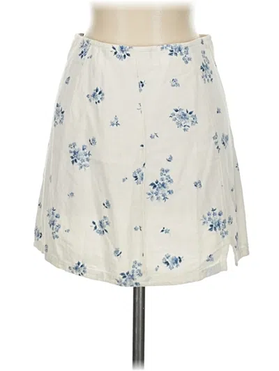 Pre-owned American Eagle Outfitters Casual Skirt In Ivory