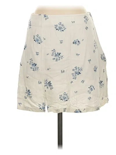 Pre-owned American Eagle Outfitters Casual Skirt In Ivory