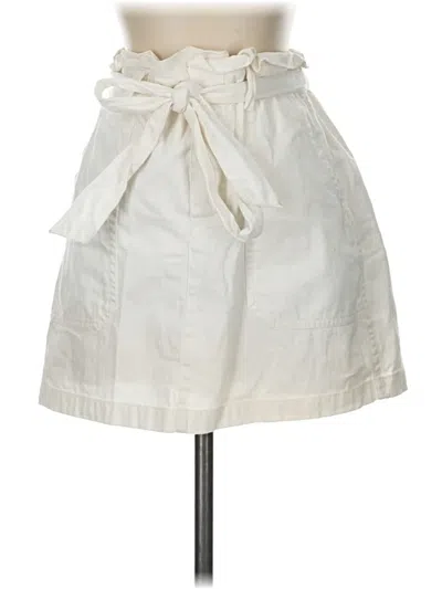 Pre-owned American Eagle Outfitters Casual Skirt In Ivory