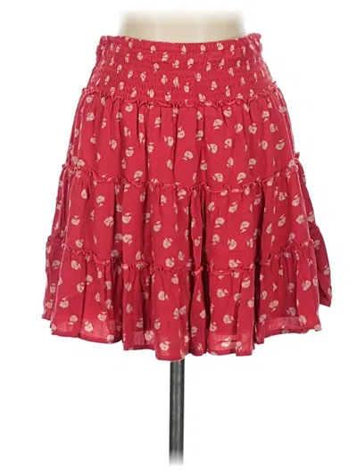 Pre-owned American Eagle Outfitters Casual Skirt In Red