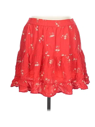 Pre-owned American Eagle Outfitters Casual Skirt In Red