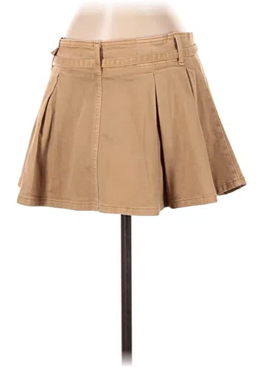 Pre-owned American Eagle Outfitters Casual Skirt In Tan