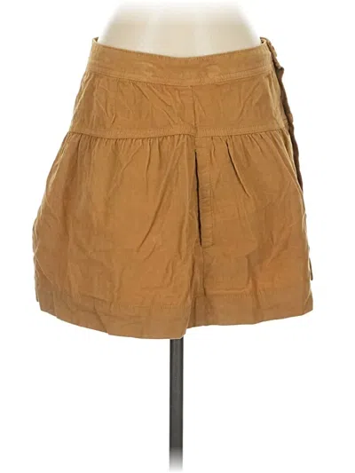 Pre-owned American Eagle Outfitters Casual Skirt In Tan
