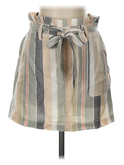 Pre-owned American Eagle Outfitters Casual Skirt In Tan