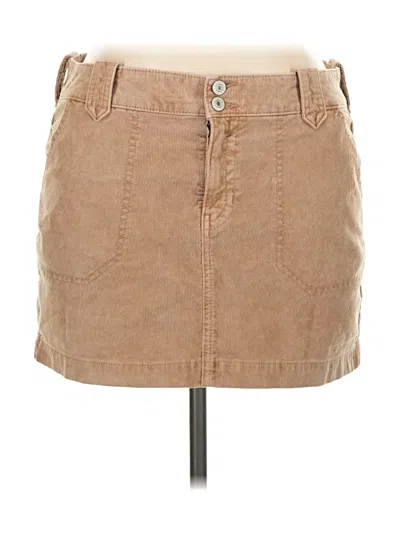 Pre-owned American Eagle Outfitters Casual Skirt In Tan