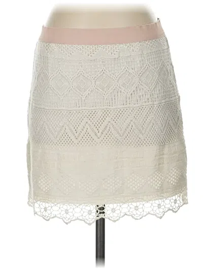 Pre-owned American Eagle Outfitters Casual Skirt In White