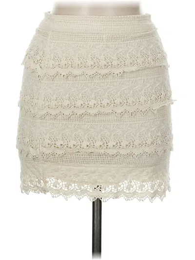 Pre-owned American Eagle Outfitters Casual Skirt In White