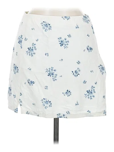 Pre-owned American Eagle Outfitters Casual Skirt In White