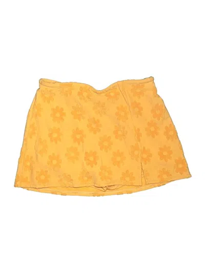 Pre-owned American Eagle Outfitters Casual Skirt In Yellow