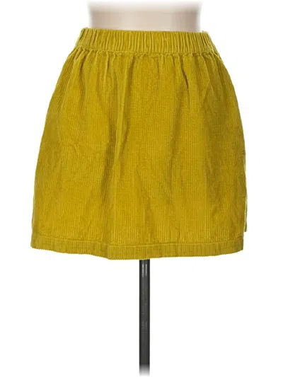 Pre-owned American Eagle Outfitters Casual Skirt In Yellow