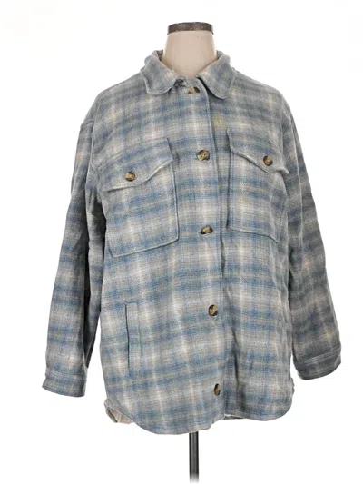 Pre-owned American Eagle Outfitters Coat In Blue
