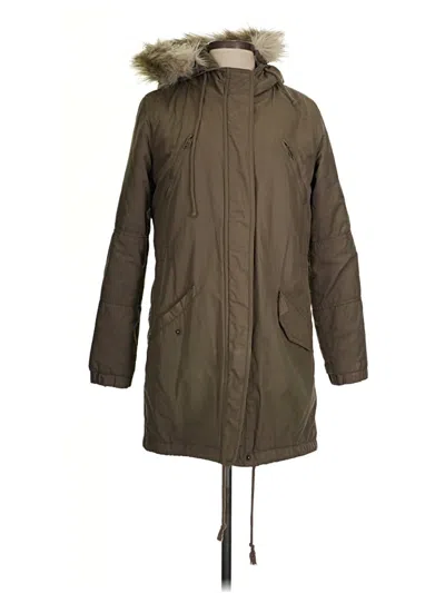 Pre-owned American Eagle Outfitters Coat In Green