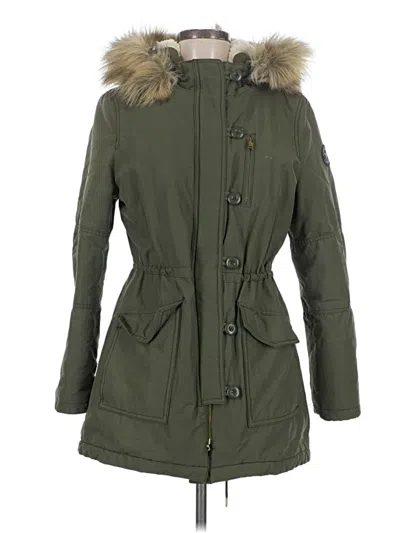 Pre-owned American Eagle Outfitters Coat In Green