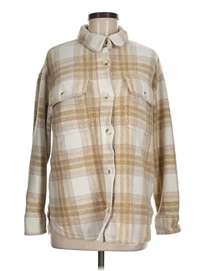 Pre-owned American Eagle Outfitters Coat In Ivory