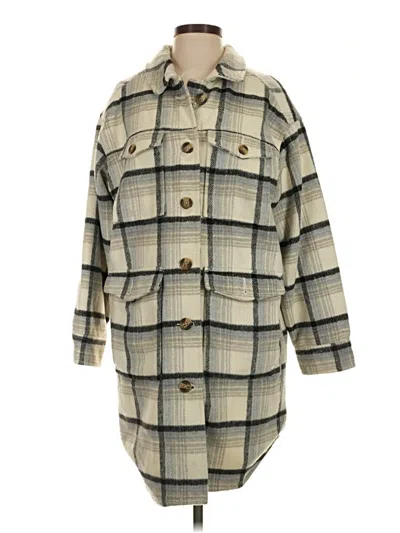 Pre-owned American Eagle Outfitters Coat In Tan
