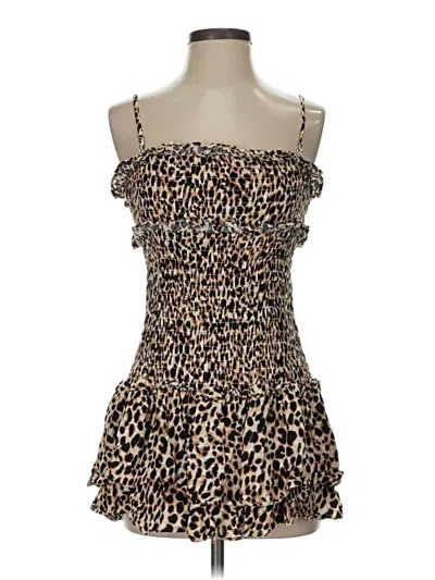 Pre-owned American Eagle Outfitters Cocktail Dress In Brown