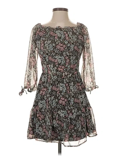 Pre-owned American Eagle Outfitters Cocktail Dress In Gray