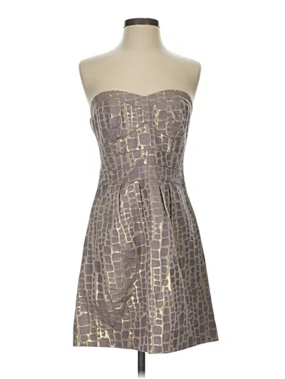Pre-owned American Eagle Outfitters Cocktail Dress In Gray