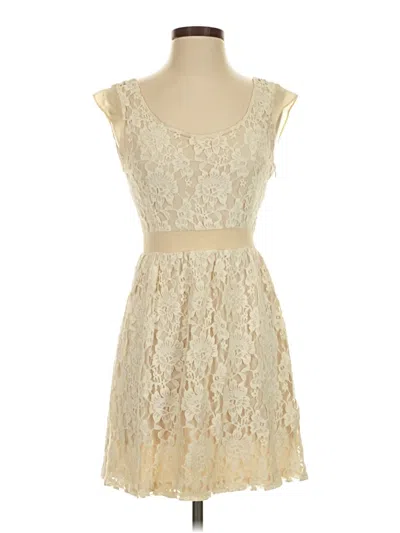 Pre-owned American Eagle Outfitters Cocktail Dress In Ivory