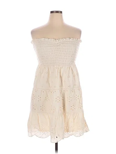 Pre-owned American Eagle Outfitters Cocktail Dress In Ivory