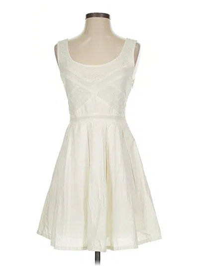 Pre-owned American Eagle Outfitters Cocktail Dress In Ivory