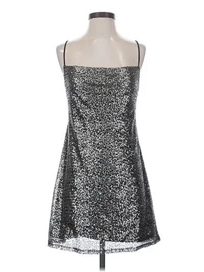 American Eagle Outfitters Cocktail Dress In Silver