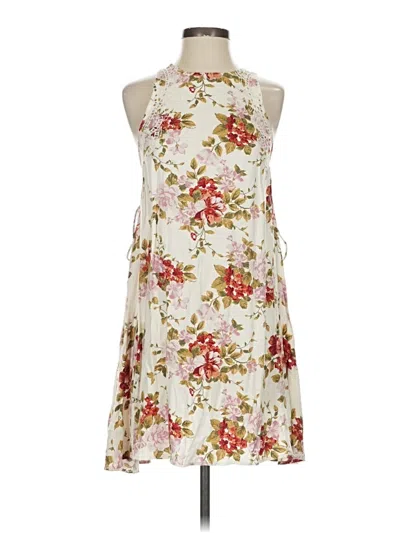 Pre-owned American Eagle Outfitters Cocktail Dress In White