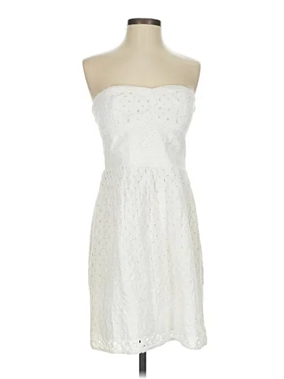 Pre-owned American Eagle Outfitters Cocktail Dress In White