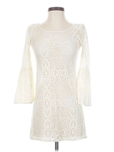 Pre-owned American Eagle Outfitters Cocktail Dress In White