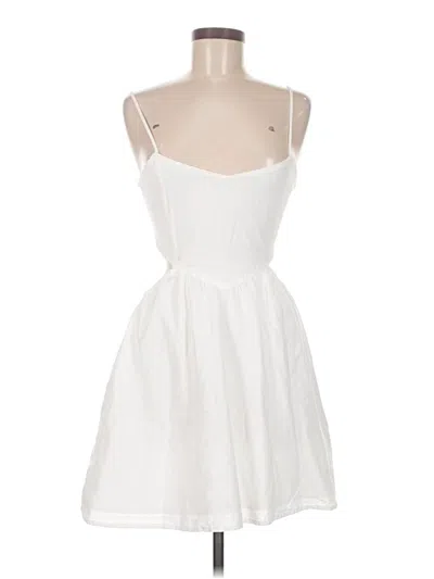 Pre-owned American Eagle Outfitters Cocktail Dress In White