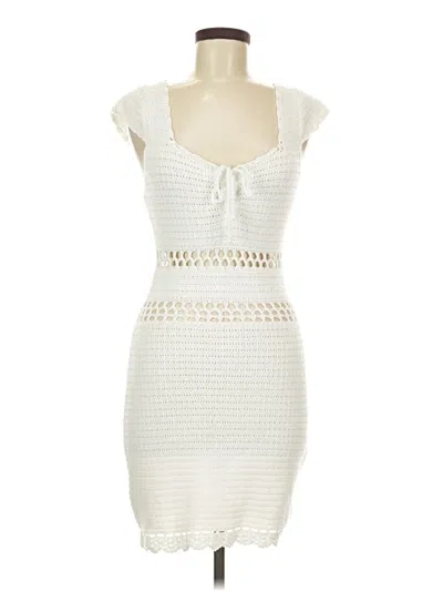 Pre-owned American Eagle Outfitters Cocktail Dress In White
