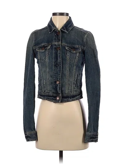 Pre-owned American Eagle Outfitters Denim Jacket In Blue