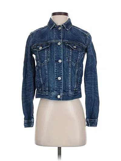 Pre-owned American Eagle Outfitters Denim Jacket In Blue
