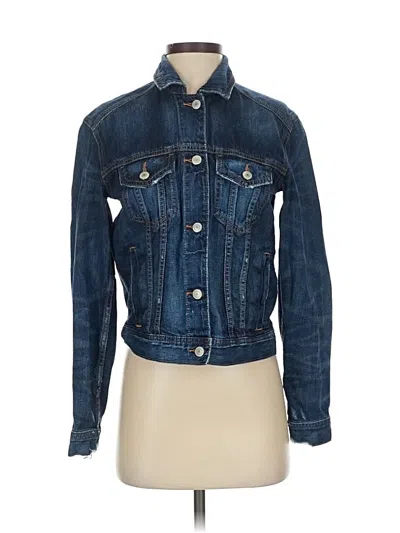 Pre-owned American Eagle Outfitters Denim Jacket In Blue