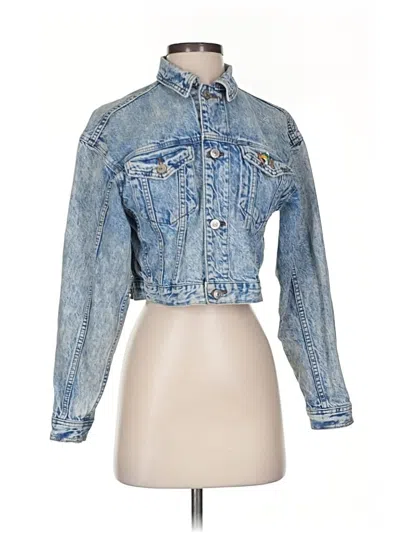 Pre-owned American Eagle Outfitters Denim Jacket In Blue