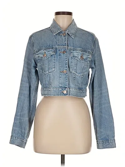 Pre-owned American Eagle Outfitters Denim Jacket In Blue