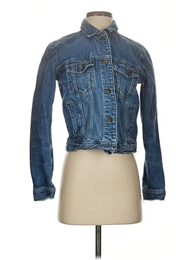 Pre-owned American Eagle Outfitters Denim Jacket In Blue