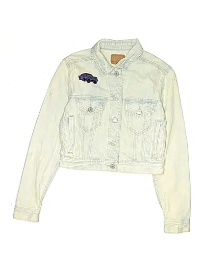 Pre-owned American Eagle Outfitters Kids' Denim Jacket In Blue