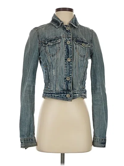 Pre-owned American Eagle Outfitters Denim Jacket In Blue