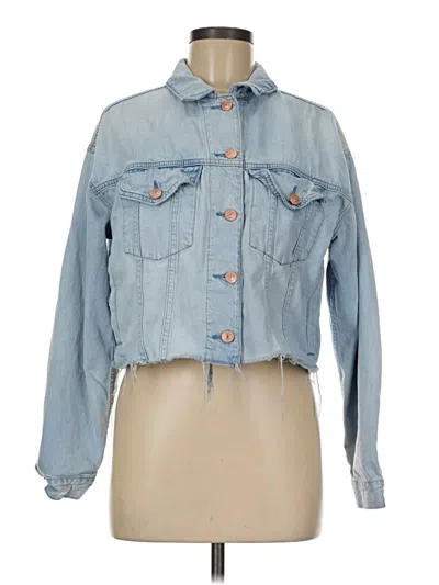 Pre-owned American Eagle Outfitters Denim Jacket In Blue