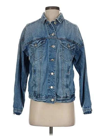 Pre-owned American Eagle Outfitters Denim Jacket In Blue