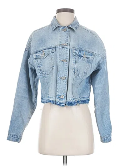 Pre-owned American Eagle Outfitters Denim Jacket In Blue